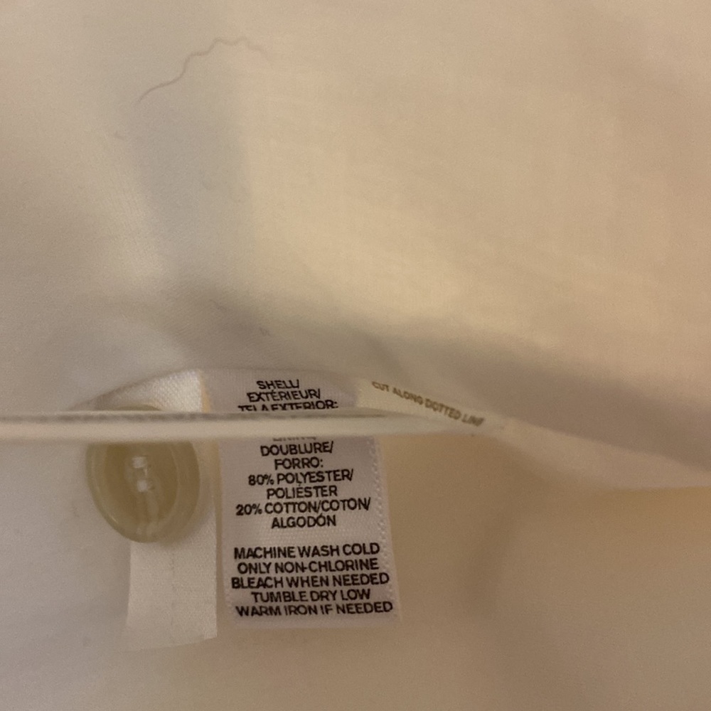 LOFT White Linen Jacket NEW Size 6 - Picture 6 of 10